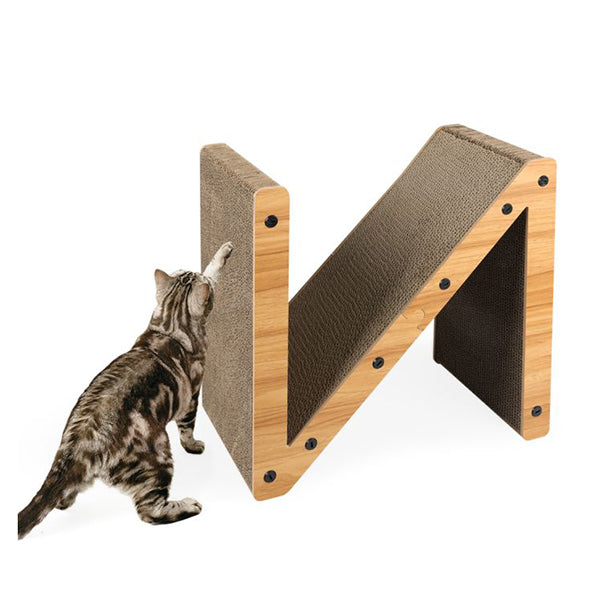 Cat Scratcher Scratching Board Corrugated Cardboard Bed Toy Pad Mat