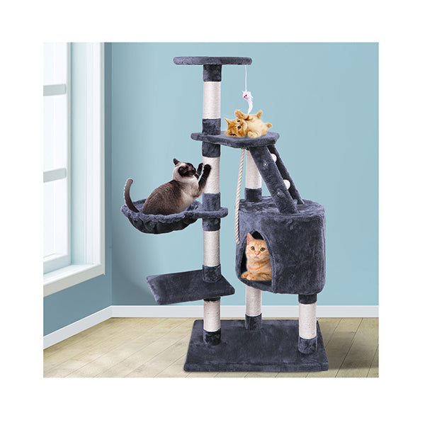 Cat Tree Scratching Tower Condo House Furniture Wood