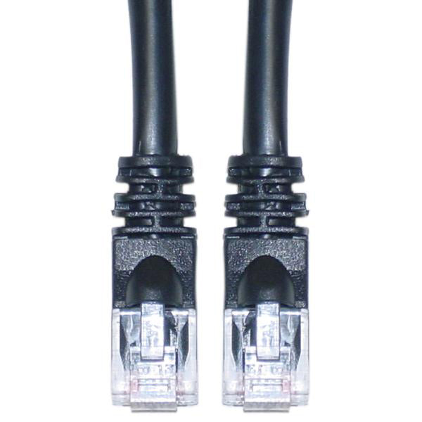 Cat 6a UTP Ethernet Cable, Snagless - Black 5M