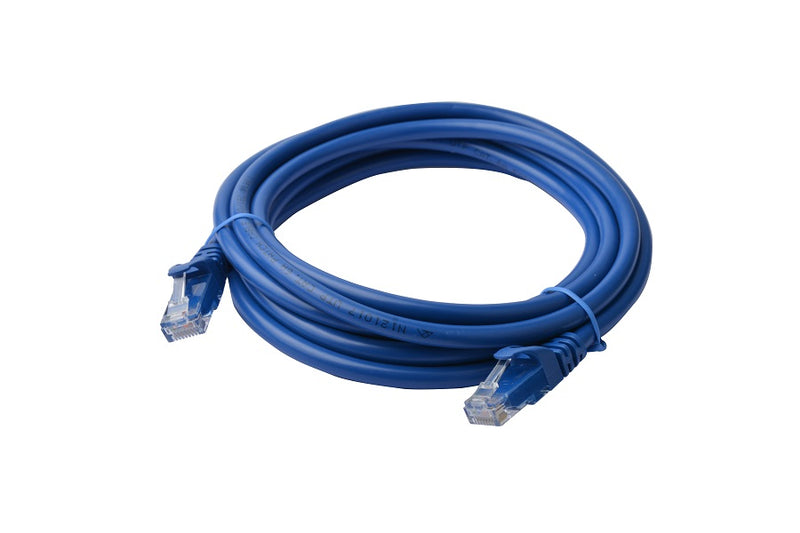 Cat 6a UTP Ethernet Cable, Snagless - Blue