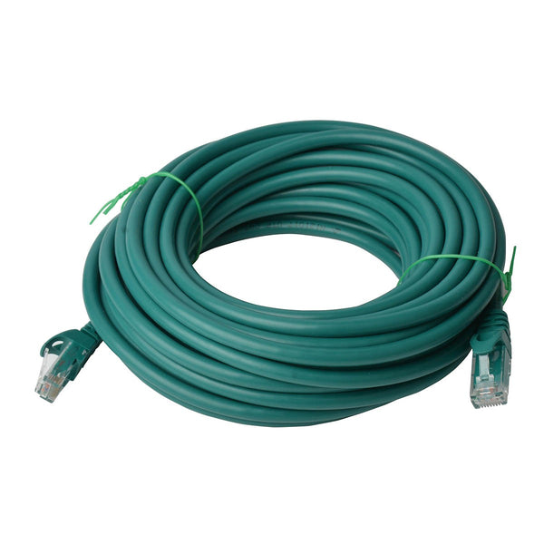 Cat 6a UTP Ethernet Cable, Snagless - Green 20M