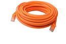 Cat 6a UTP Ethernet Cable, Snagless - Orange