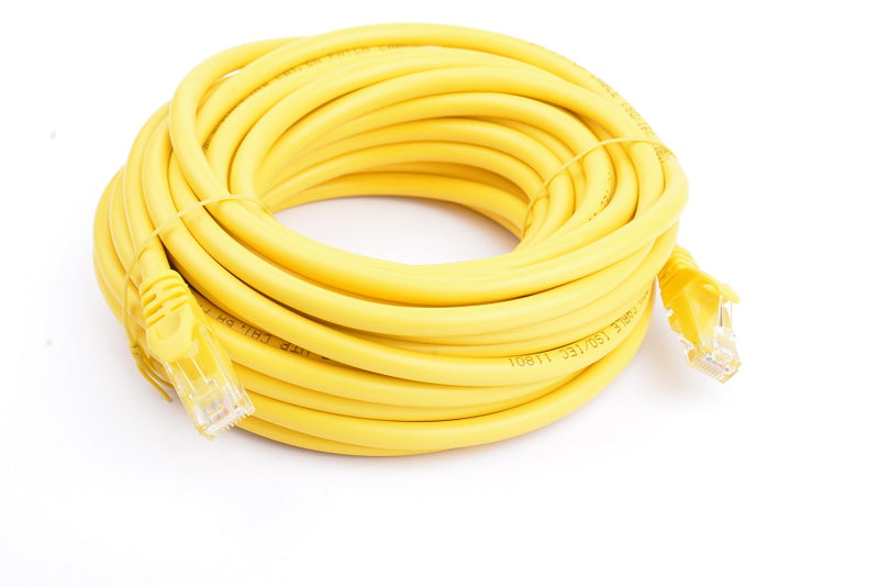 Cat 6a UTP Ethernet Cable, Snagless - Yellow