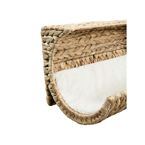 Cat Bed With Cushion Water Hyacinth 37 X 20 X 20 Cm
