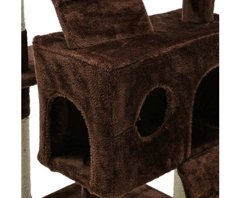 Cat Tree 180Cm Trees Scratching Post Tower Condo House Furniture Wood