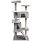 Cat Tree With Sisal Scratching Posts 125 Cm - Grey
