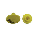 100 Pcs Cattle Ear Small Livestock Numbered Round Tags