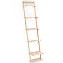 Cedar Wood Ladder Wall Shelf