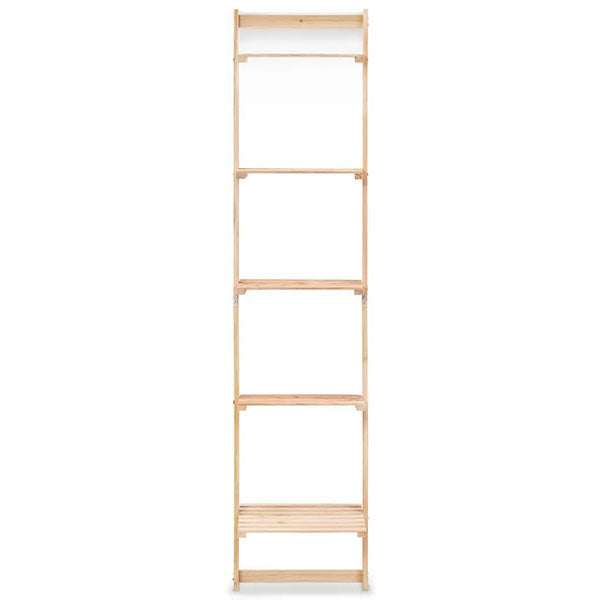 Cedar Wood Ladder Wall Shelf