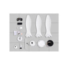 Ceiling Fan With Light Remote Dc Motor 3 Blades 1300Mm