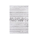 Celine Vague Polyester Cream Grey Rug