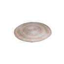 Centro Grey Jute Round Rug