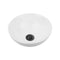 Ceramic Basin Round Bowl Hand Wash Vanity Sink Gloss White