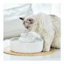 Ceramic Electric Pet Water Fountain Dog Cat Water Feeder Dispenser