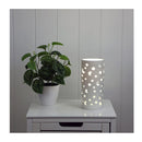 Ceramic Lamp With Moon And Stars Pattern