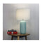 Ceramic Table Lamp With Shade Pale Blue