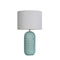 Ceramic Table Lamp With Shade Pale Blue