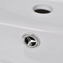Ceramic Basin Square With Overflow And Faucet Hole 41 x 41 Cm