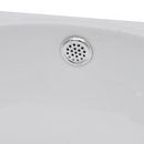 Ceramic Sink with Faucet & Overflow Hole - White