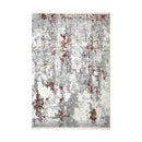 Cesky Raj Dim Grey And Reddish Hue Rug