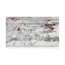 Cesky Raj Dim Grey And Reddish Hue Rug