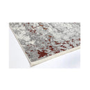 Cesky Raj Dim Grey And Reddish Hue Rug
