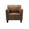 Chair Brown Faux Suede Leather