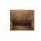 Chair Brown Faux Suede Leather