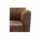 Chair Brown Faux Suede Leather
