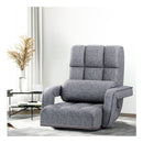 Floor Sofa Bed Lounge Chair Recliner Chaise Chair Swivel Grey