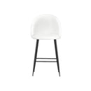 Set Of 2 Bar Stools Kitchen Dining Chair Stool Chairs Sherpa Boucle