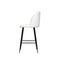 Set Of 2 Bar Stools Kitchen Dining Chair Stool Chairs Sherpa Boucle