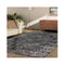 Charm Dark Grey Hallway Runner Rug