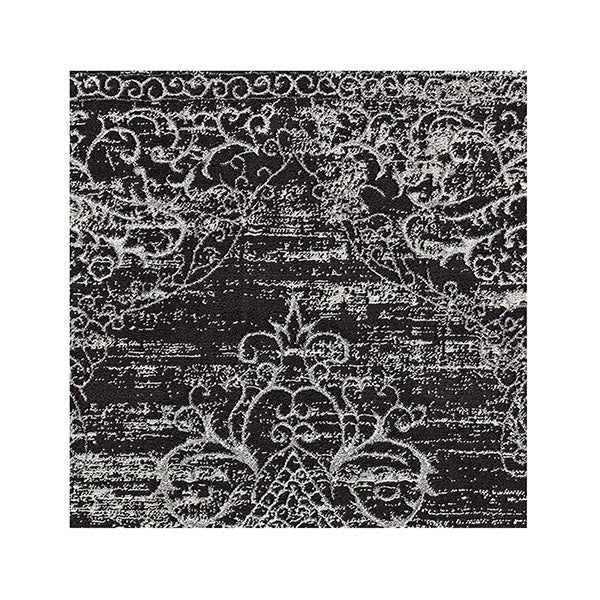 Charm Dark Grey Hallway Runner Rug