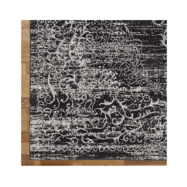 Charm Dark Grey Hallway Runner Rug