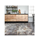 Charm Light Grey Hallway Runner Stain Resistant Rug