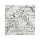 Charm Machine Knotted Light Grey Hallway Runner Rug