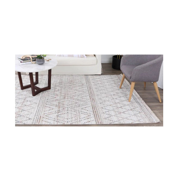Chesapeake Azerbaijan Beige Geometric Soft Rug