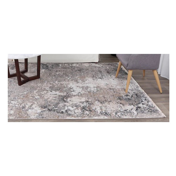 Chesapeake Nineveh Grey Abstract Soft Rug