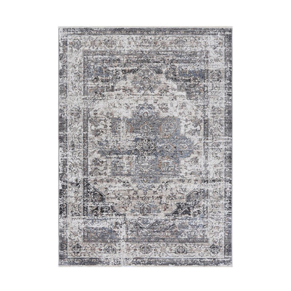 Chesapeake Punjab Grey Traditional Soft Rug