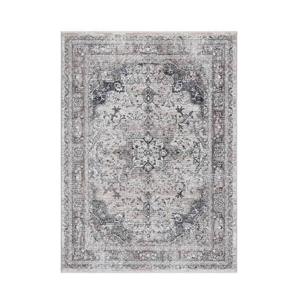 Chesapeake Registan Grey Traditional Soft Rug