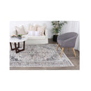 Chesapeake Registan Grey Traditional Soft Rug