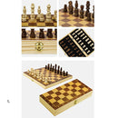 Chess Board Games Folding Large Wooden Set