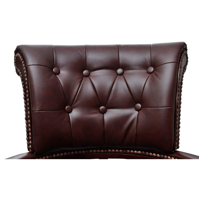 Chesterfield Captains Swivel Office Chair - Brown