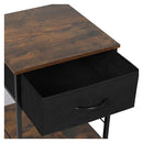 Bedside Tables Side Table End Sofa Storage Cabinet Shelf Chest Drawer