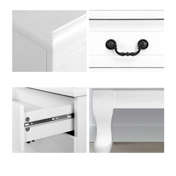 Chest of Drawers Tallboy Dresser Table Bedside Storage Cabinet