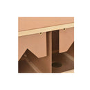 Chicken Laying Nest 3 Compartments 72 X 33 X 38 Cm Solid Pine Wood