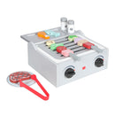 Kids Kitchen Play Set Wooden Toys Children Cooking Bbq Role Food Home