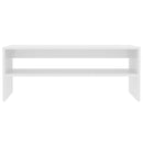 Chipboard Coffee Table High Gloss White