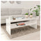 Chipboard Coffee Table High Gloss White